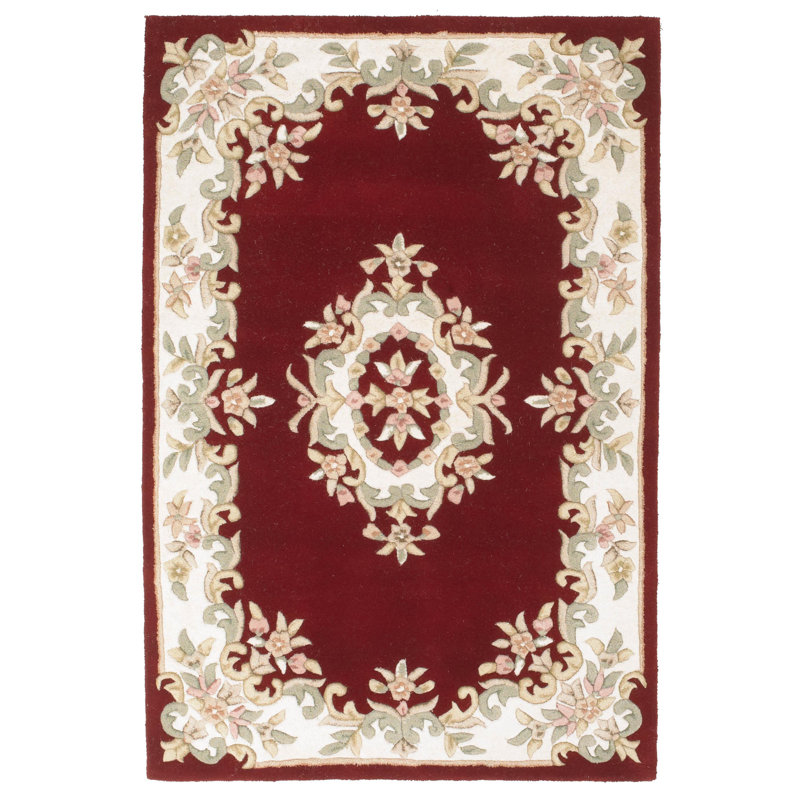 World Menagerie Hounslow Hand Tufted Wool Red Rug & Reviews Wayfair.co.uk